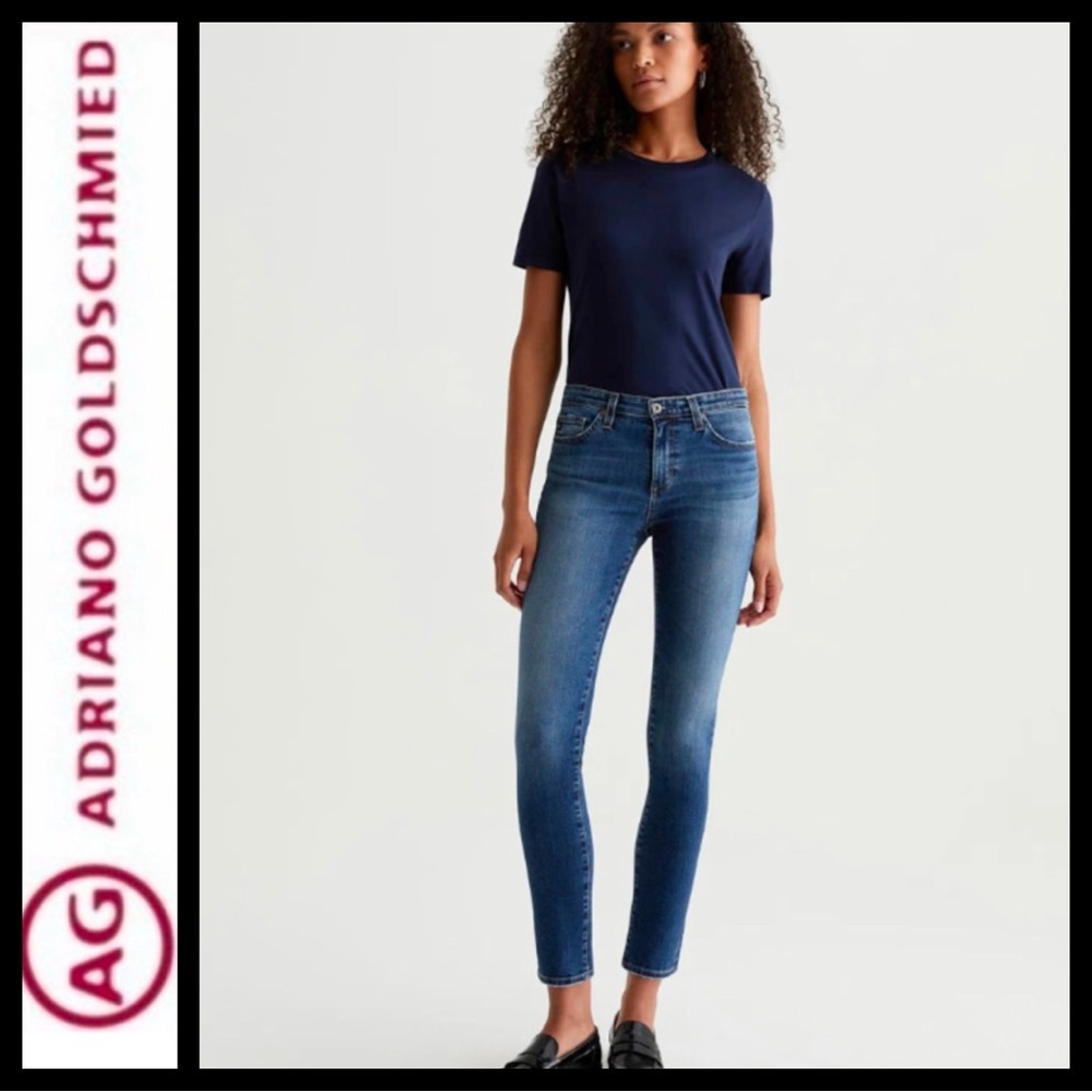 AG Adriano Goldschmied Cigarette Crop Jeans